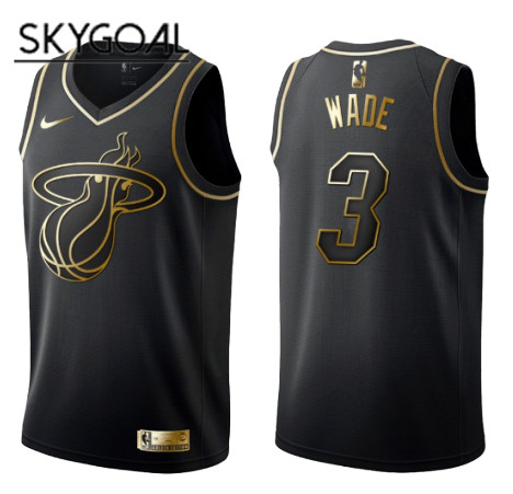 Dwyane Wade Miami Heat - Black/gold