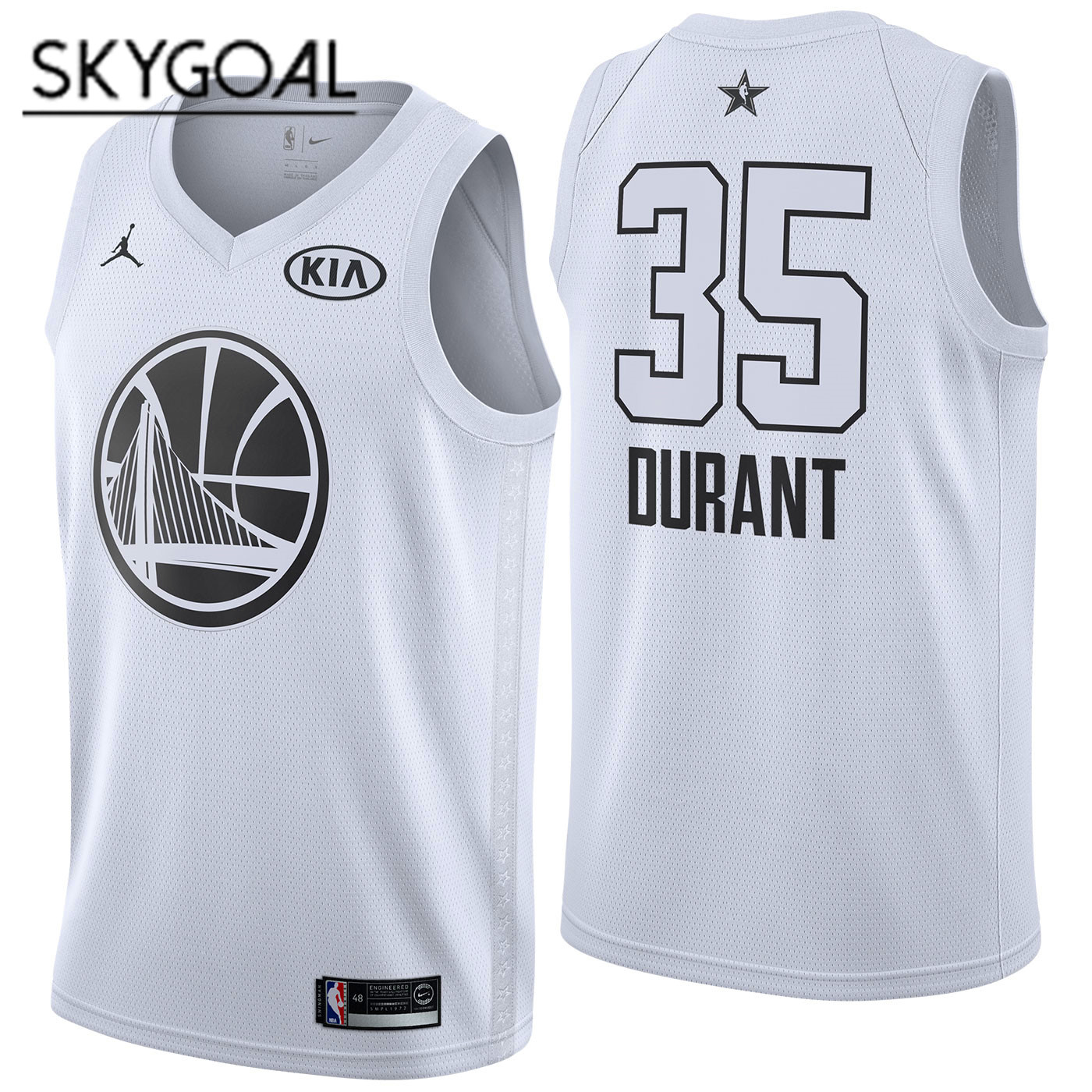 Kevin Durant - 2018 All-star White