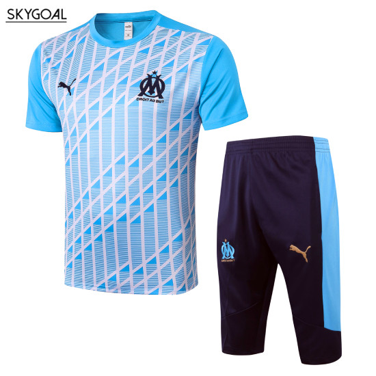 Kit Entrenamiento Olympique Marsella 2020/21 - Azul