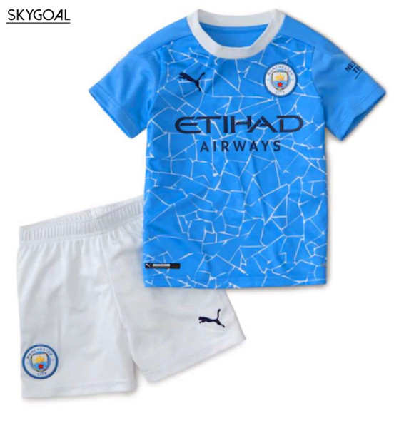Manchester City Domicile 2020/21 Kit Junior