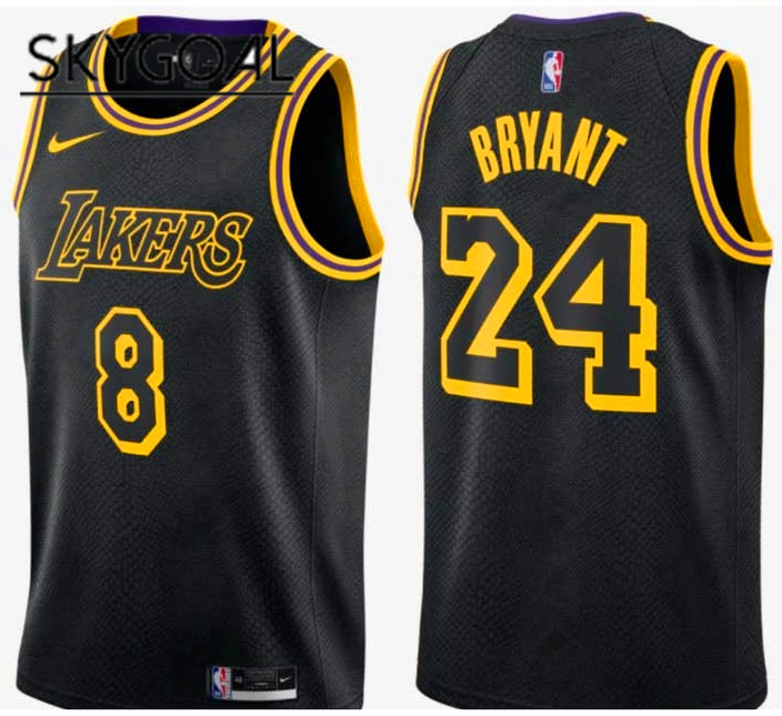 Kobe Bryant Los Angeles Lakers 8-24 Black