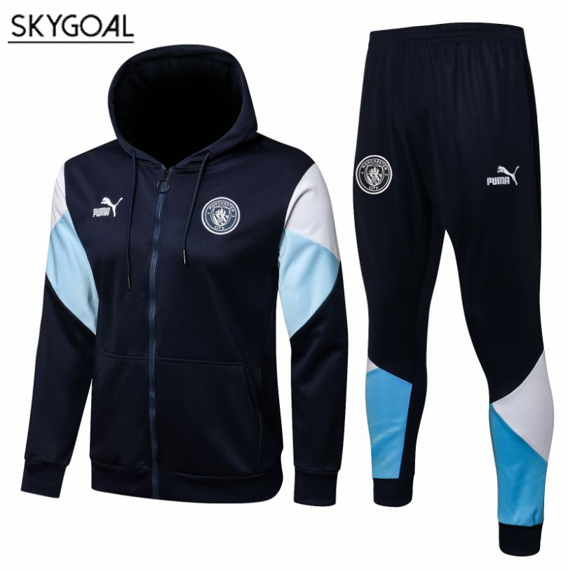 passie gerucht voorbeeld Skygoal Survetement Manchester City 2021/22 Capucha - maillots de foot pas  cher