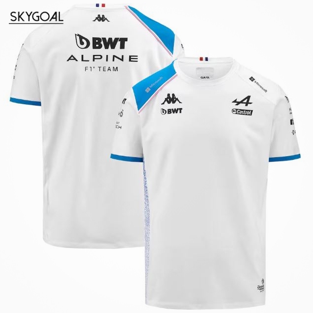 Maillot Bwt Alpine F1 Team 2023 Blanca