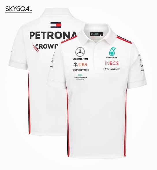 Polo Mercedes Amg Petronas F1 2023 Blanco