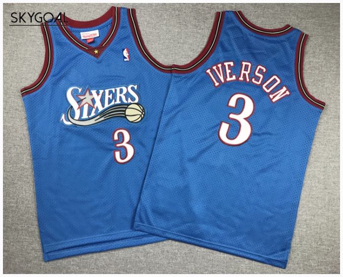 Allen Iverson Philadelphia 76ers Blue - Enfants