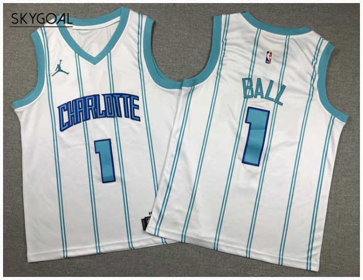 Lamelo Ball Charlotte Hornets White - Enfants