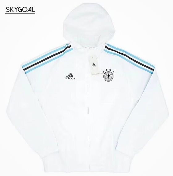 Chaqueta Con Capucha Allemagne 2024 White