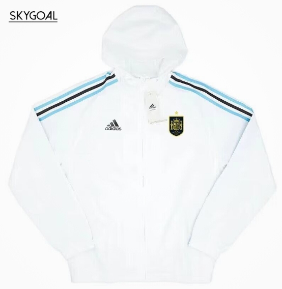 Chaqueta Con Capucha Espagne 2024 White