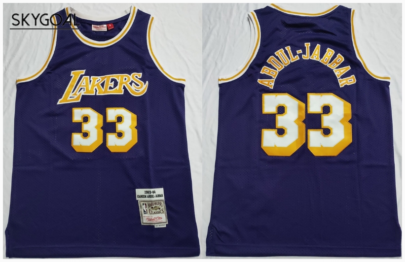 Kareem Abdul-jabbar Los Angeles Lakers - Classic Purple