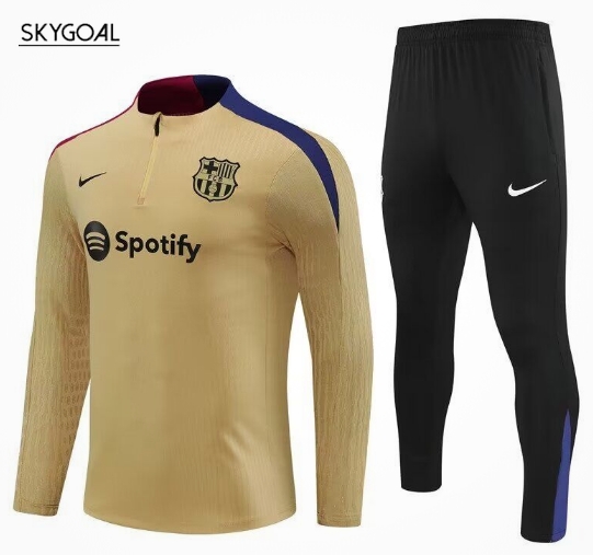 Survetement Fc Barcelona 2024/25 Gold