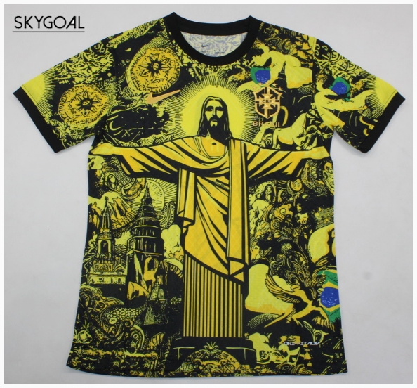 Maillot Brésil 2024 Ft. Jesus Yellow