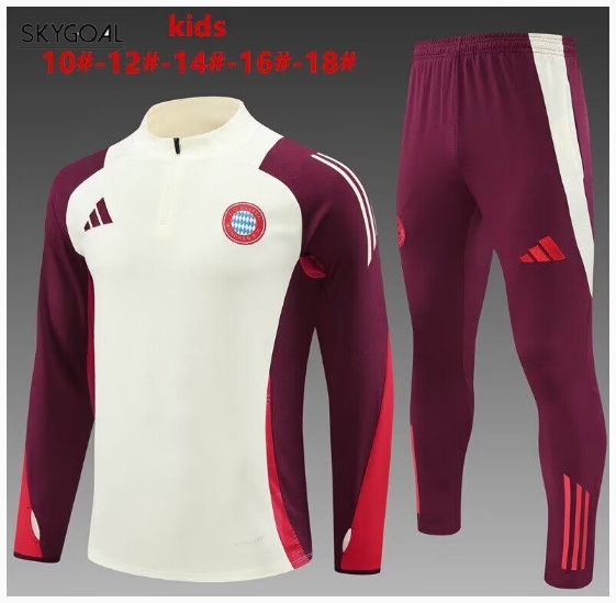 Survetement Bayern Munich 2024/25 White - Enfants