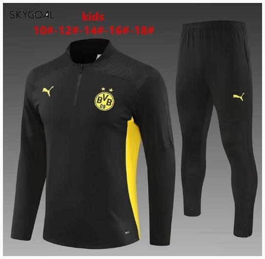 Survetement Borussia Dormund 2024/25 Black - Enfants