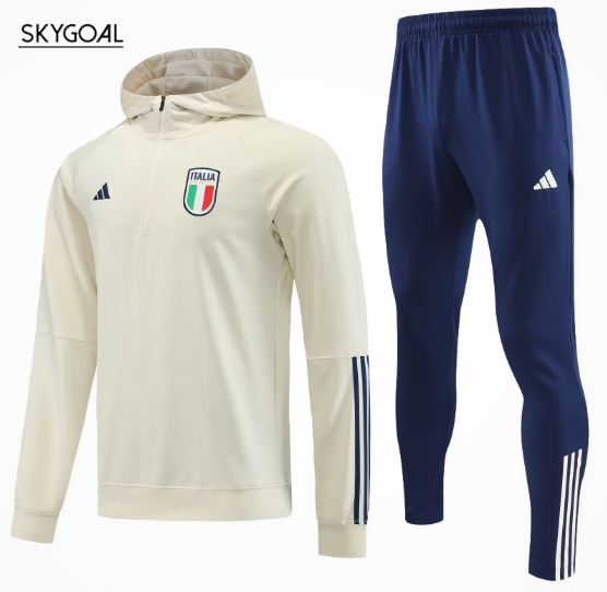 Survetement Con Capucha Italie 2024 White