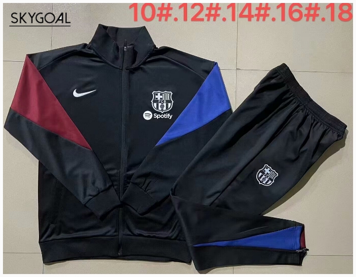 Survetement Fc Barcelona 2024/25 Black - Enfants