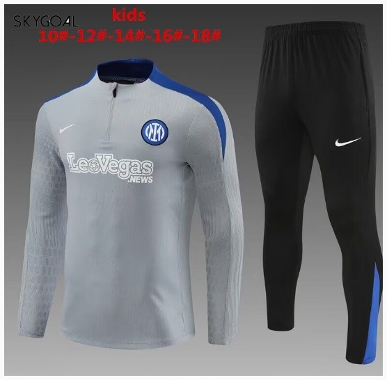 Survetement Inter Milan 2024/25 Grey - Enfants