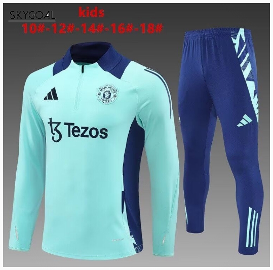 Survetement Manchester United 2024/25 Blue - Enfants