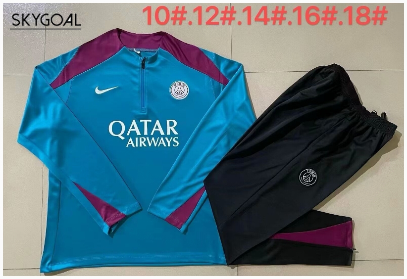 Survetement Psg 2024/25 Blue - Enfants