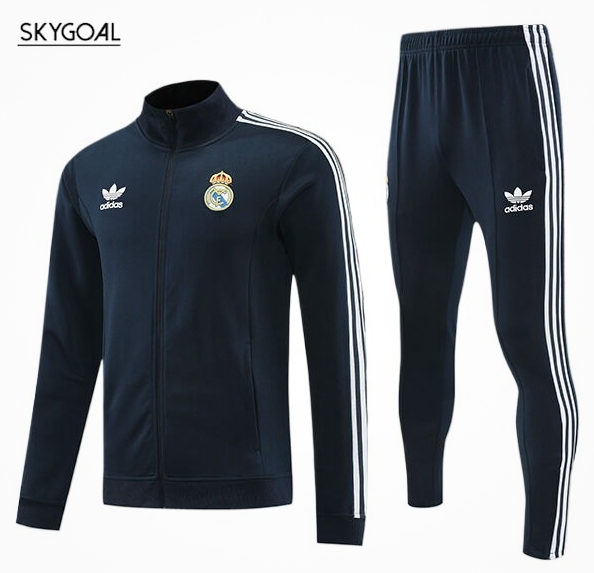 Survetement Real Madrid 2024/25 Black Retro