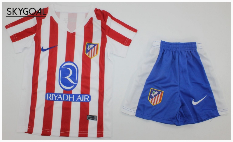 Atlético Madrid Domicile 2025/26 Filtrada - Enfants