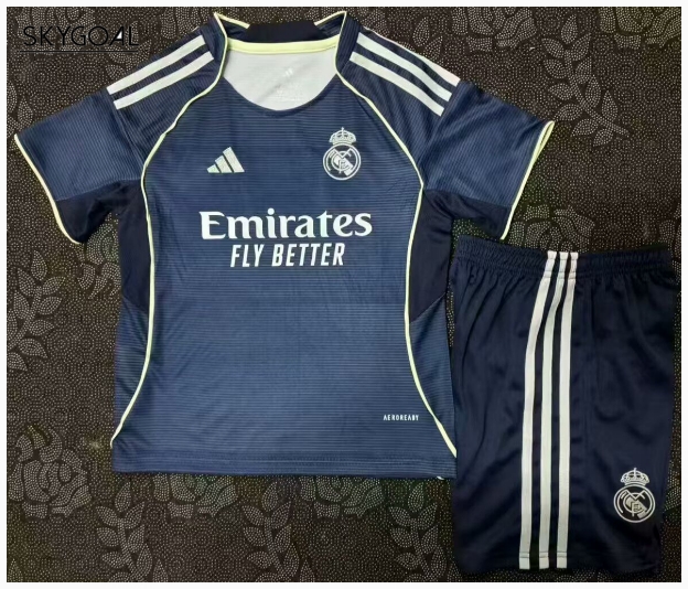 Real Madrid Exterieur 2025/26 Filtrada - Enfants