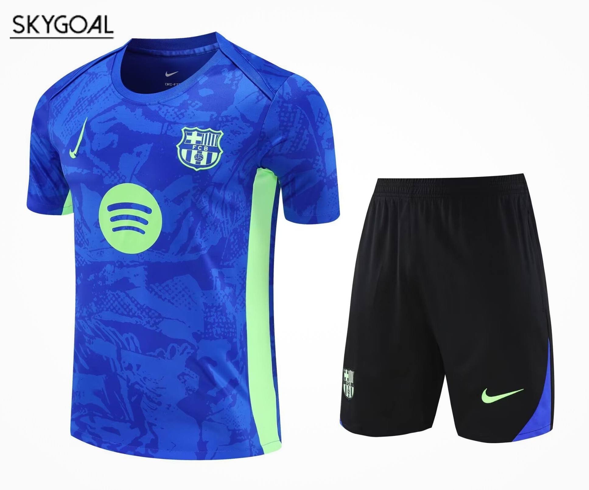 Kit Entrenamiento Fc Barcelona 2025/26 Azul Claro