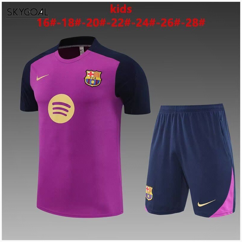 Kit Entrenamiento Fc Barcelona 2025/26 Púrpura-enfants