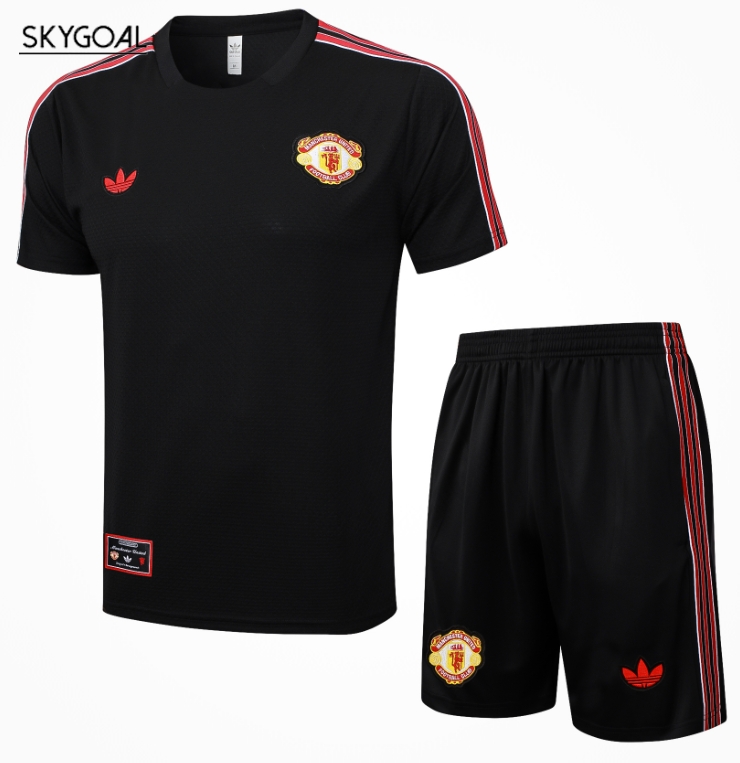 Kit Entrenamiento Manchester United 2025/26 Black