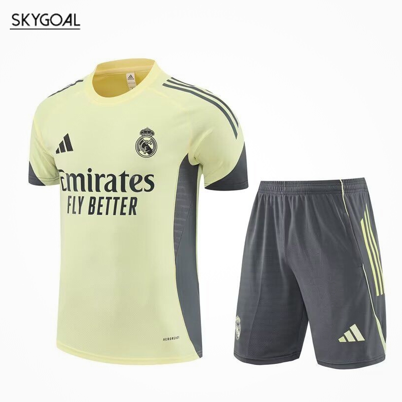 Kit Entrenamiento Real Madrid 2025/26 Amarillo