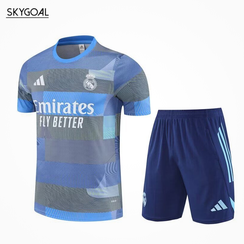 Kit Entrenamiento Real Madrid 2025/26 Azul Púrpura