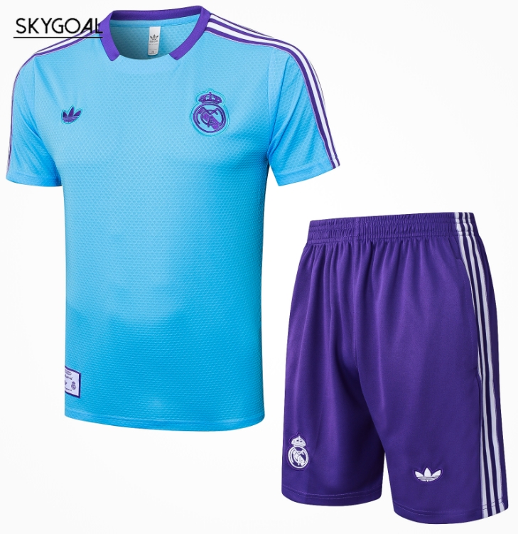 Kit Entrenamiento Real Madrid 2025/26-retro Light Bule