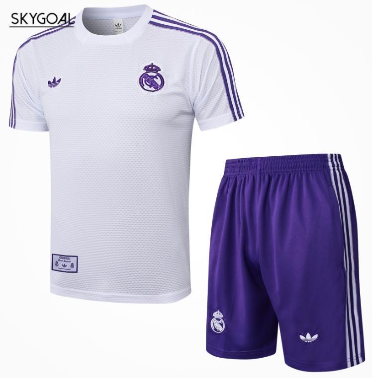 Kit Entrenamiento Real Madrid 2025/26-retro White