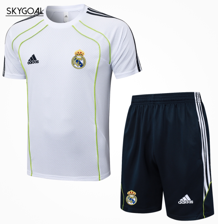 Kit Entrenamiento Real Madrid 2025/26-white With Green