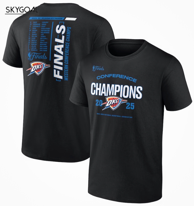 Maillot Oklahoma City Thunder Conference Champions