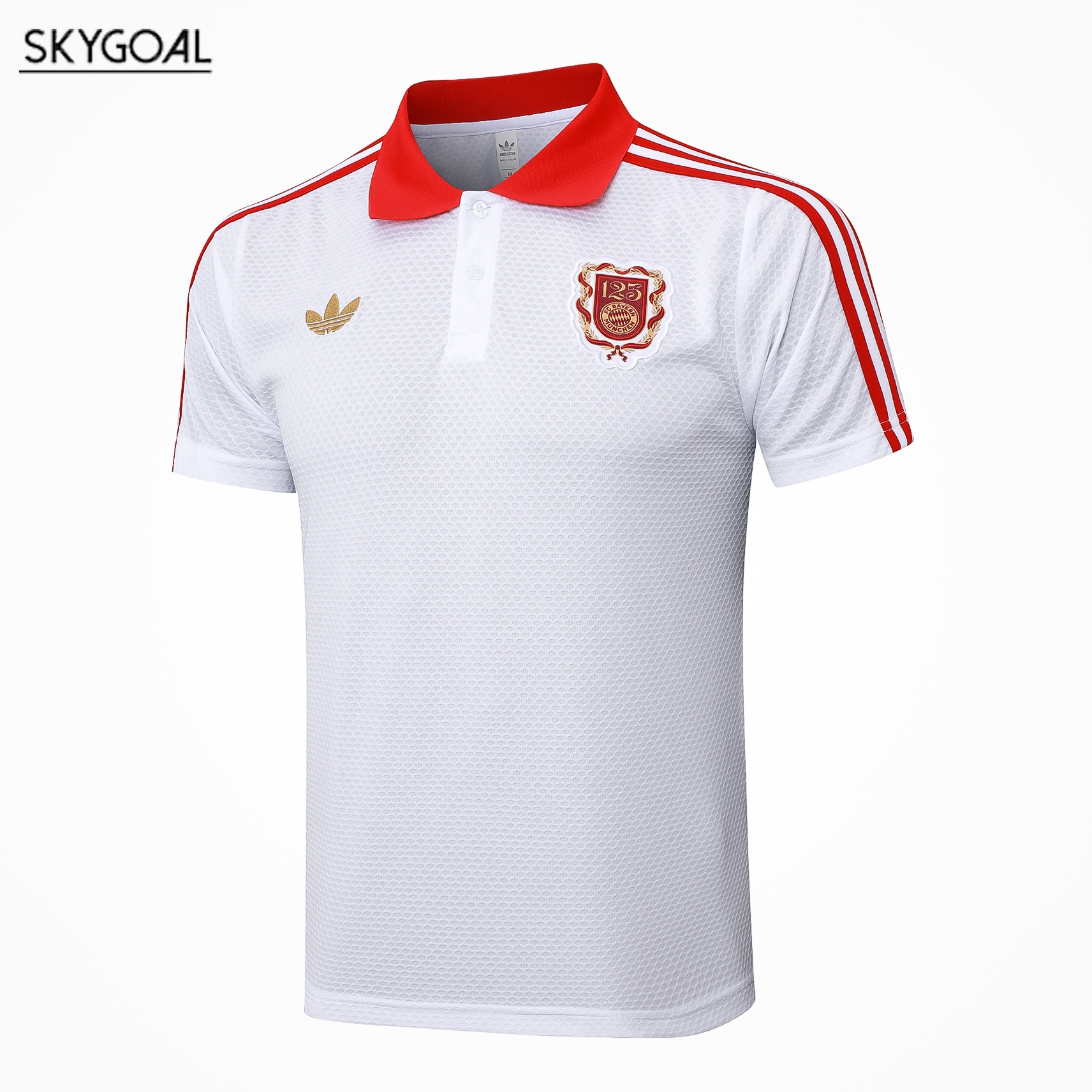 Polo Bayern Munich Maillot 125 Th 2025/26-white
