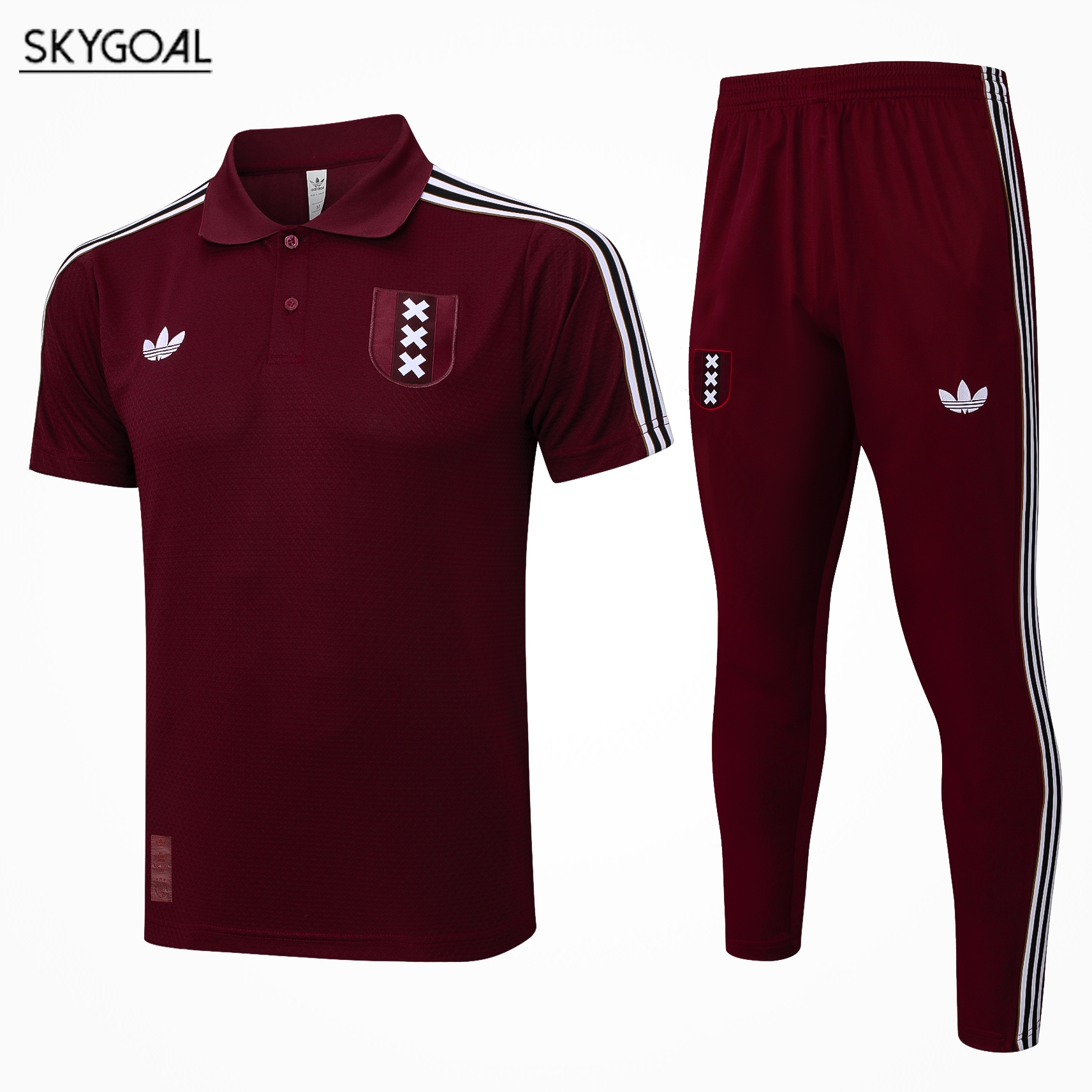 Polo Pantalones Ajax 2025/26-rojo