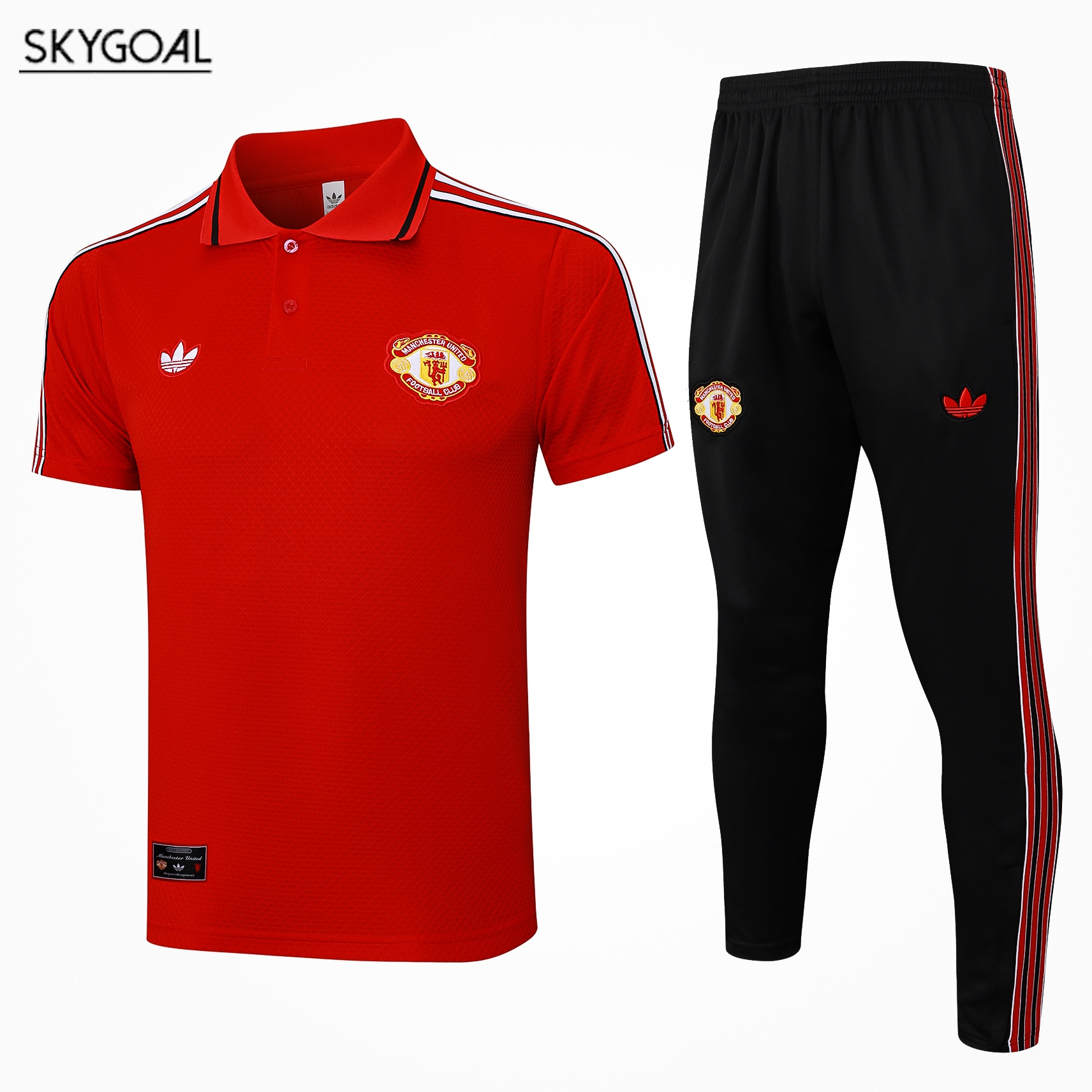 Polo Pantalones Manchester United 2025/26 Rojo