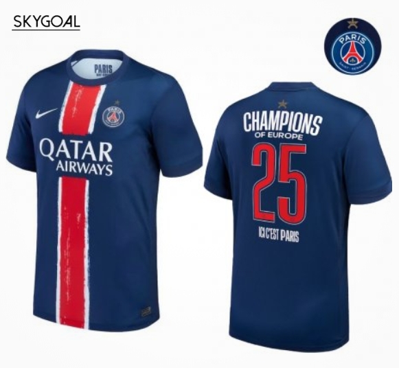 Psg Champions Of Europe 2025