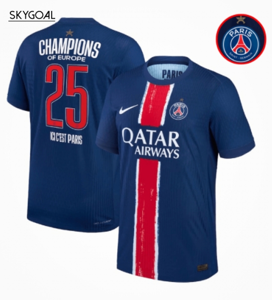 Psg Champions Of Europe 2025 - Authentic
