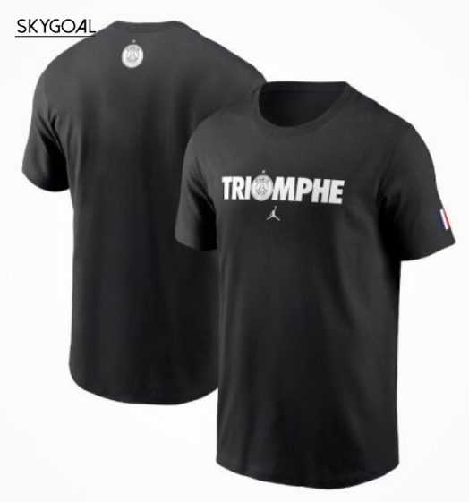 Psg Maillot Triomphe 2025 - Black