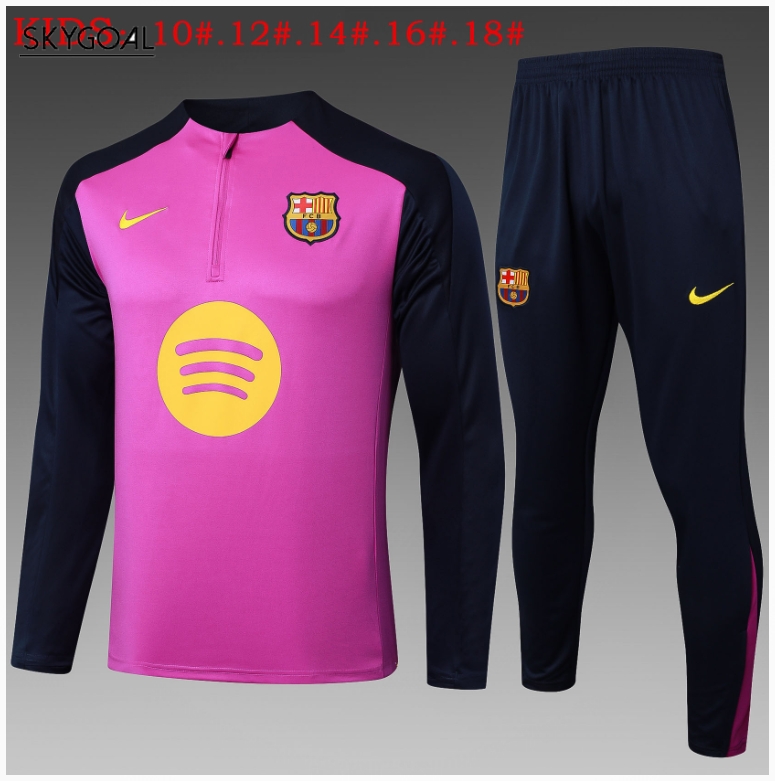 Survetement Fc Barcelona 2025/26 Purple - Enfants