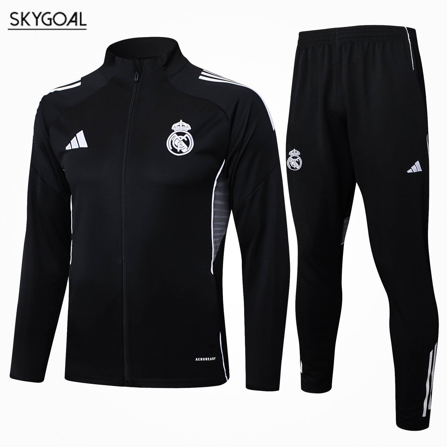 Survetement Real Madrid 2025/26-black Cremallera Larga