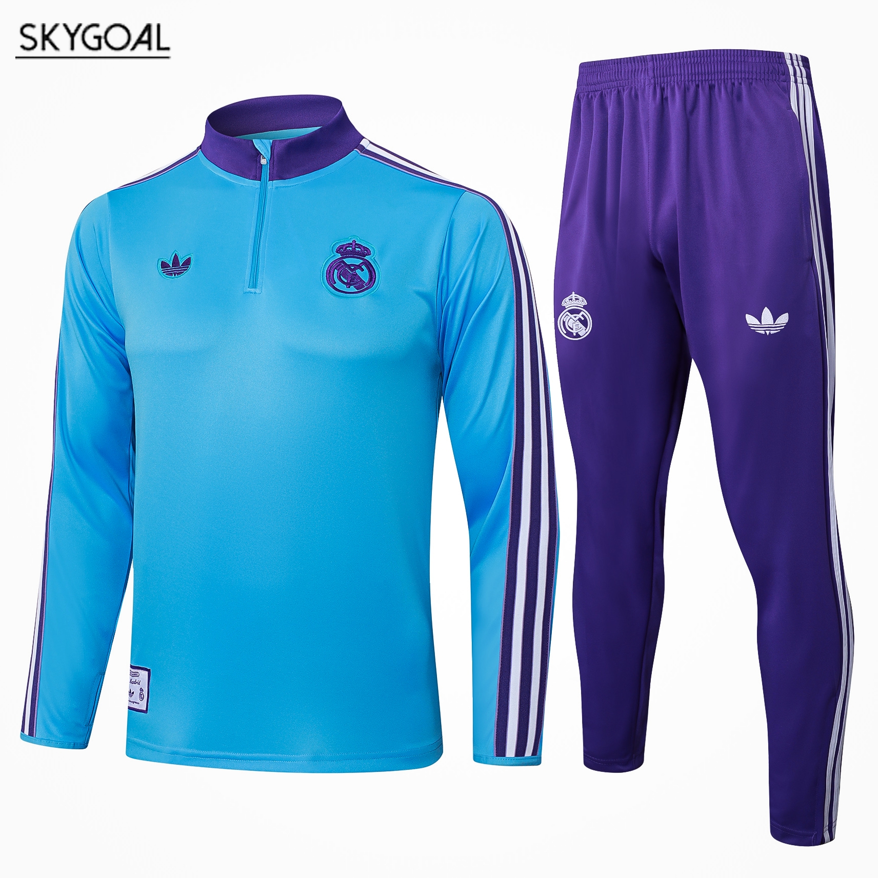 Survetement Real Madrid 2025/26-blue Retro