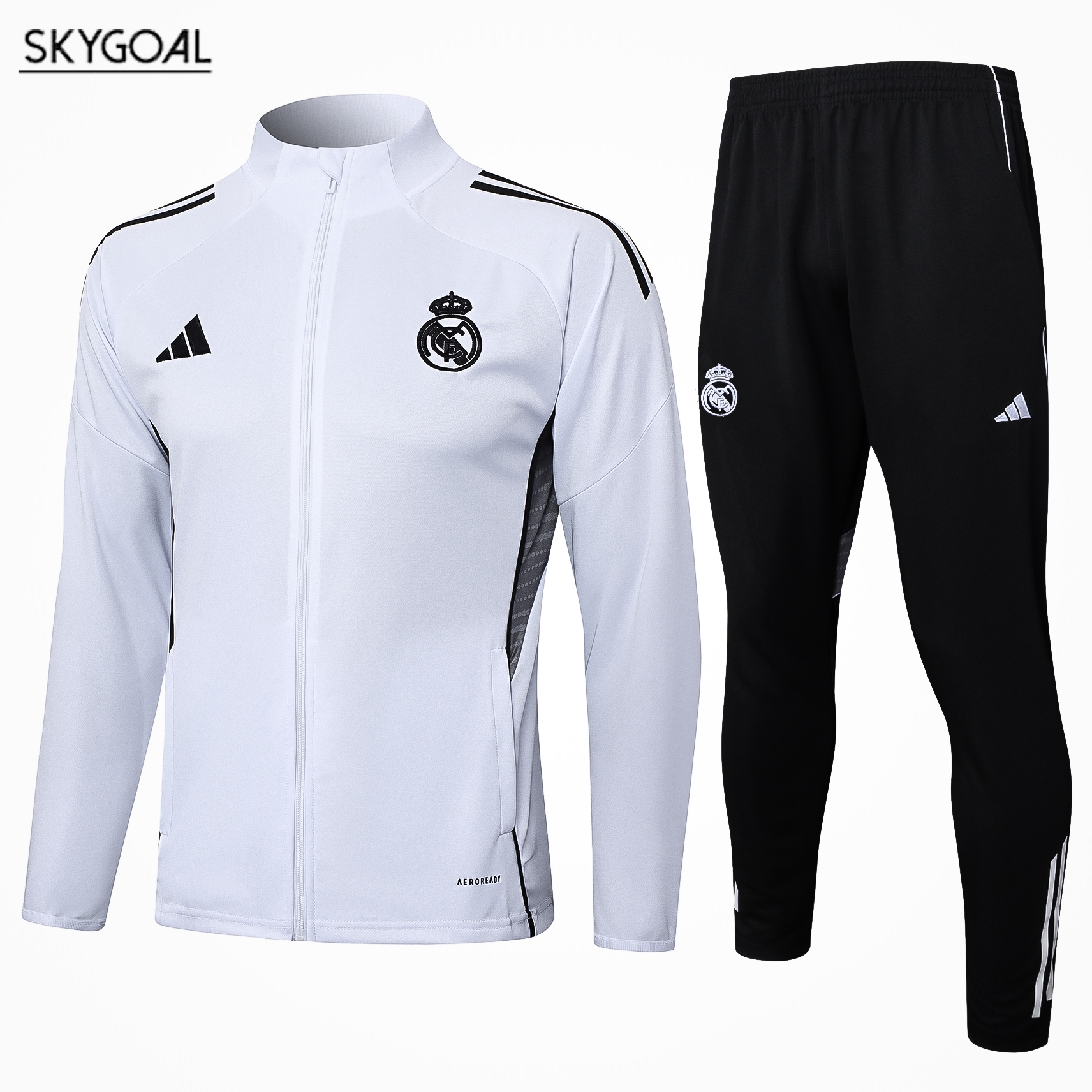 Survetement Real Madrid 2025/26-white Cremallera Larga