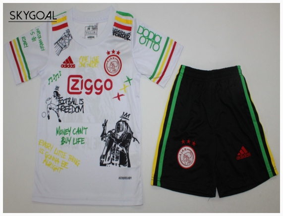Ajax Domicile White Bob Marley- Enfants