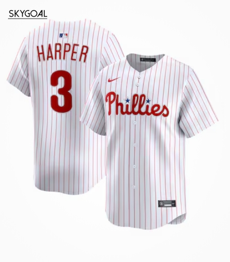 Bryce Harper Philadelphia Phillies Nike Home Limited Jersey - White