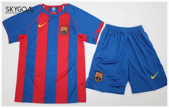 Fc Barcelona 1a Equipacion 04/05 - Enfants