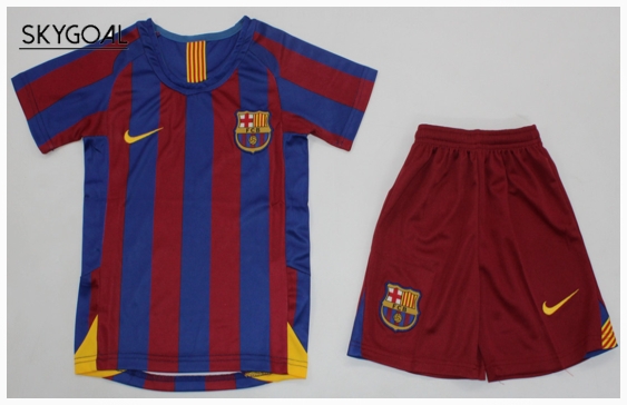 Fc Barcelona 1a Equipacion 05/06 - Enfants