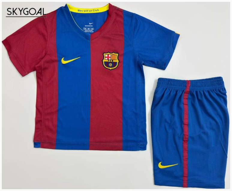 Fc Barcelona 1a Equipacion 06/07 - Enfants