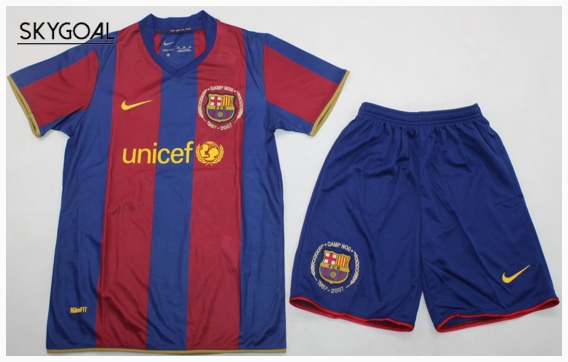 Fc Barcelona 1a Equipacion 07/08 - Enfants